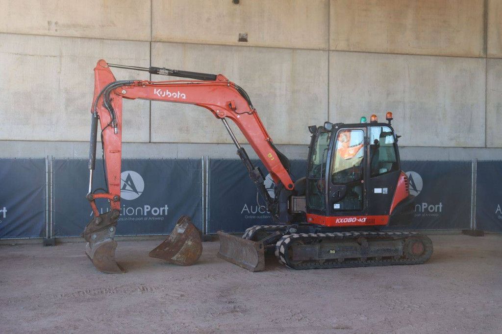 Crawler excavator Kubota KX080-4&alpha; Diesel 2017