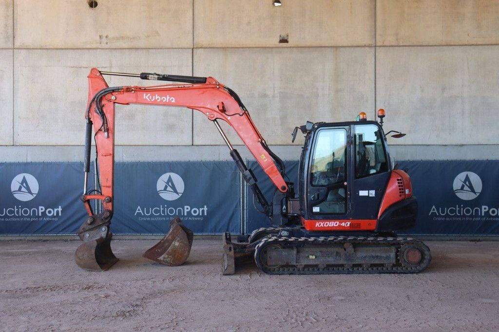Crawler excavator Kubota KX080-4&alpha; Diesel 2017