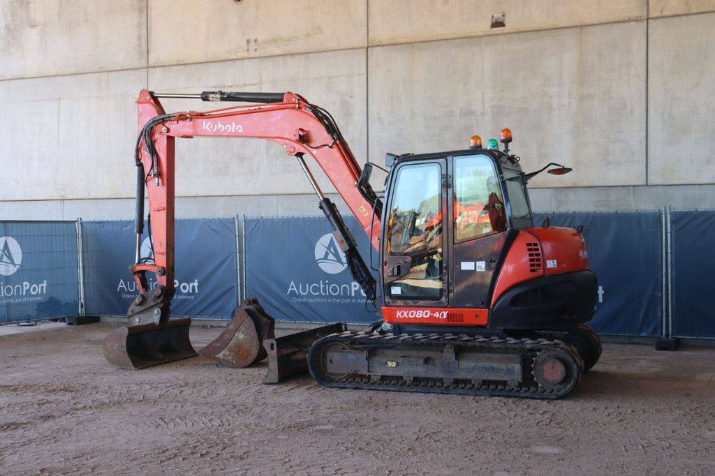 Crawler excavator Kubota KX080-4&alpha; Diesel 2017