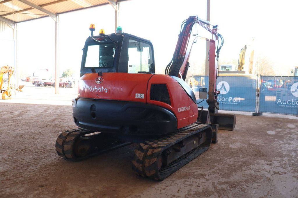 Crawler excavator Kubota KX080-4&alpha; Diesel 2017