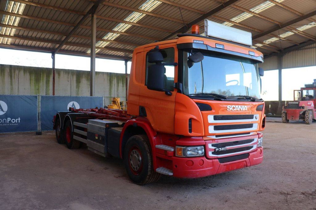 Hooklift system Scania P 340 Diesel Truck