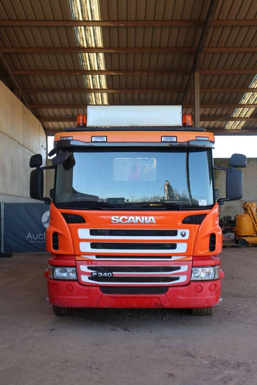 Hooklift system Scania P 340 Diesel Truck