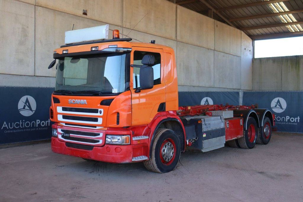 Hooklift system Scania P 340 Diesel Truck