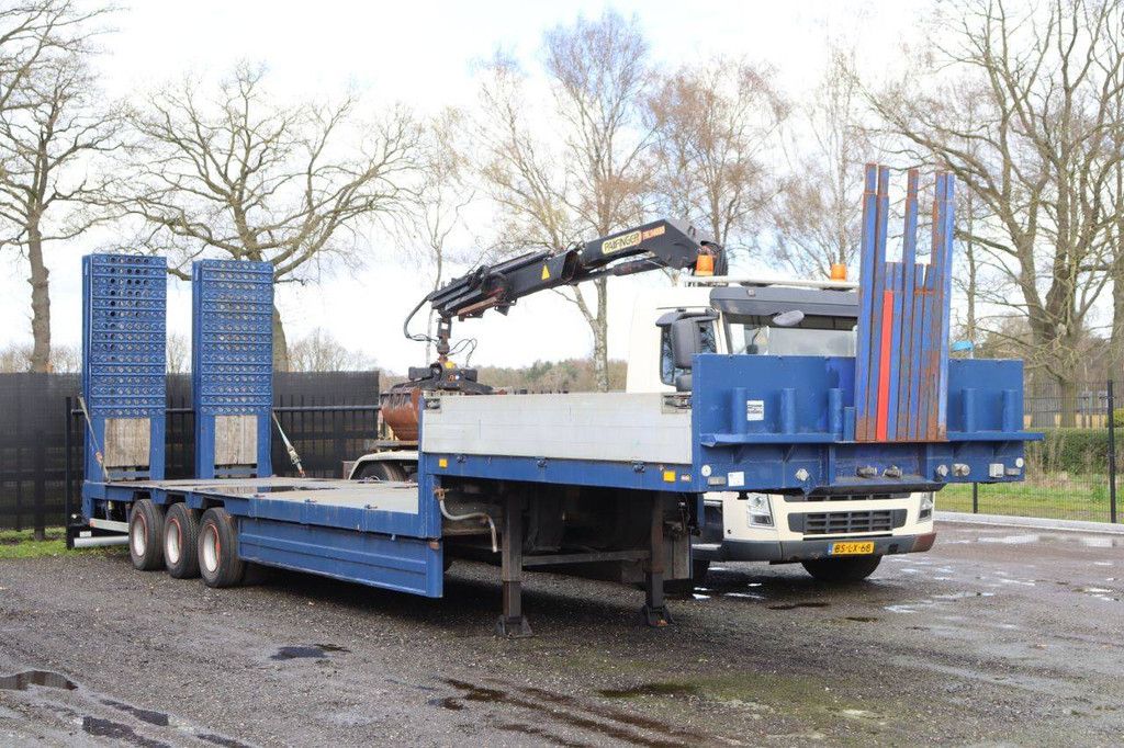 Flatbed Semi-trailer BULTHUIS T24L 1981