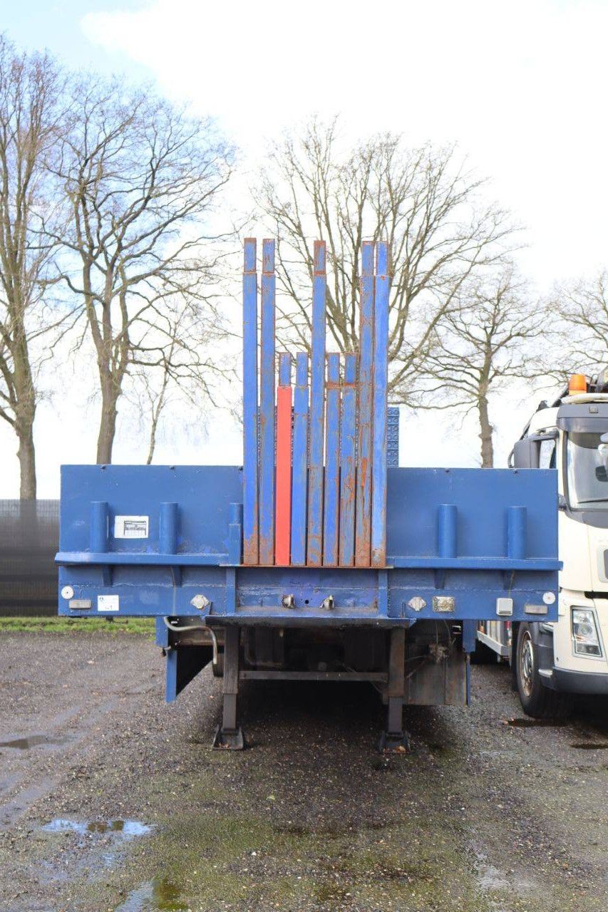 Flatbed Semi-trailer BULTHUIS T24L 1981