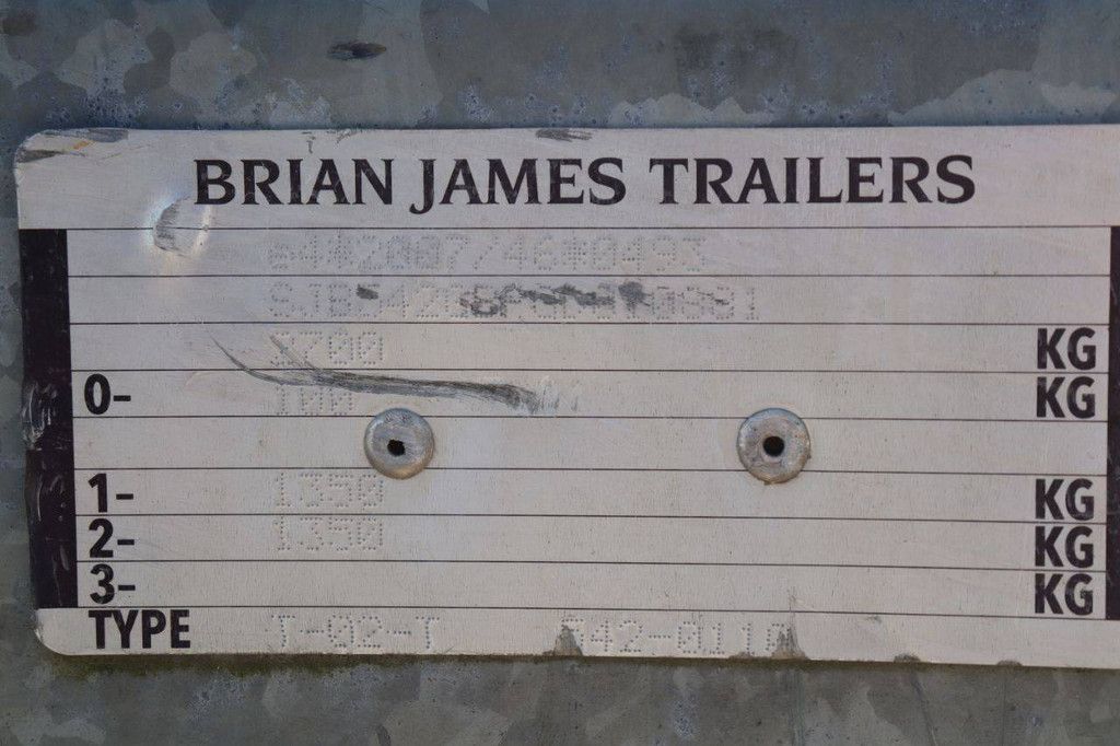Machine Transporter Trailer Brian James T-02-T 2016