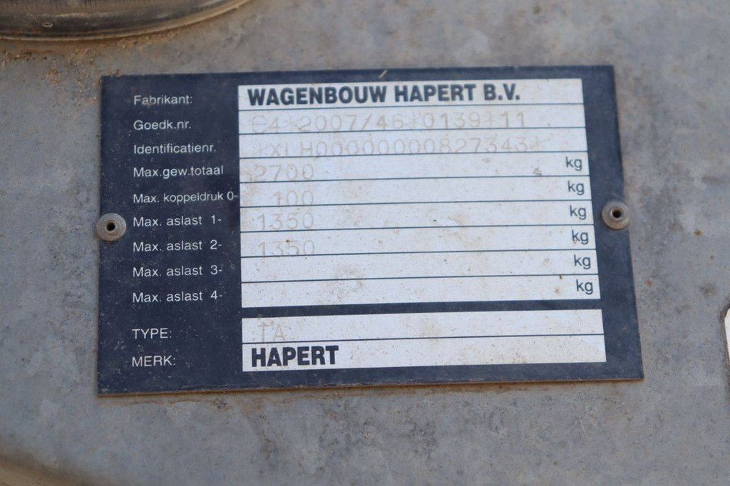Pritschenanhänger Hapert TA 2700kg 2019