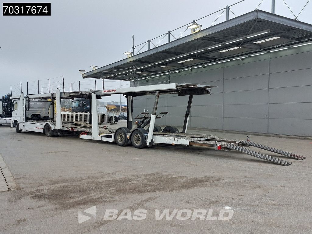 Mercedes Axor 1833 4X2 Kassbohrer SSV-01 car transporter combi 3-pedals Full Air Euro 3