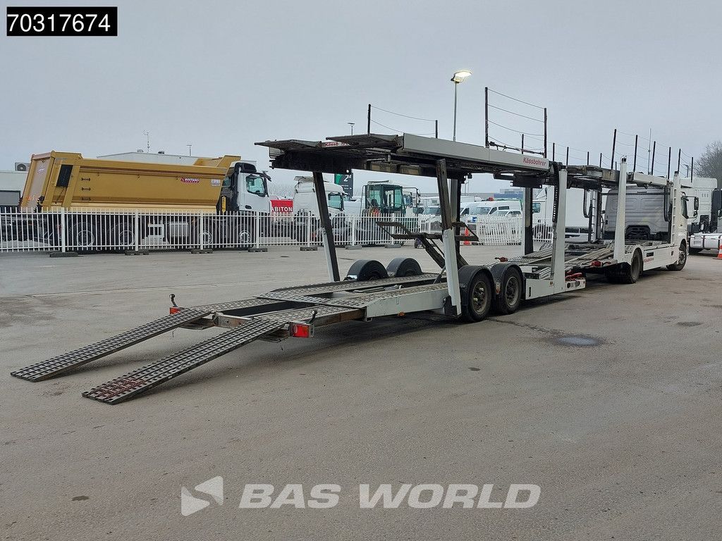 Mercedes Axor 1833 4X2 Kassbohrer SSV-01 car transporter combi 3-pedals Full Air Euro 3