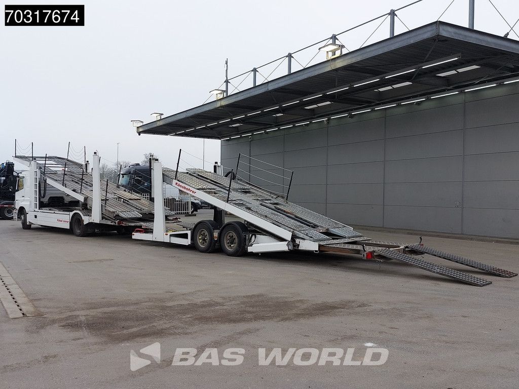 Mercedes Axor 1833 4X2 Kassbohrer SSV-01 car transporter combi 3-pedals Full Air Euro 3