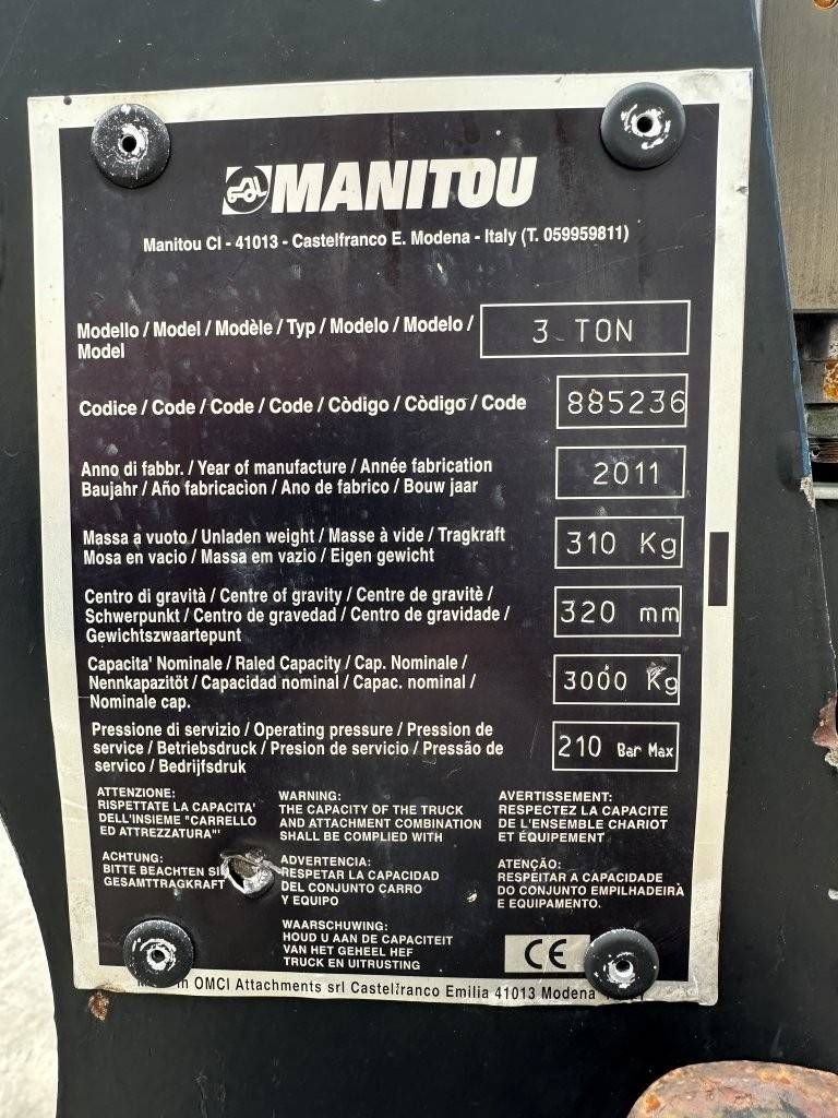 Drehbarer Teleskoplader Manitou MRT1840-Easy Diesel 2012