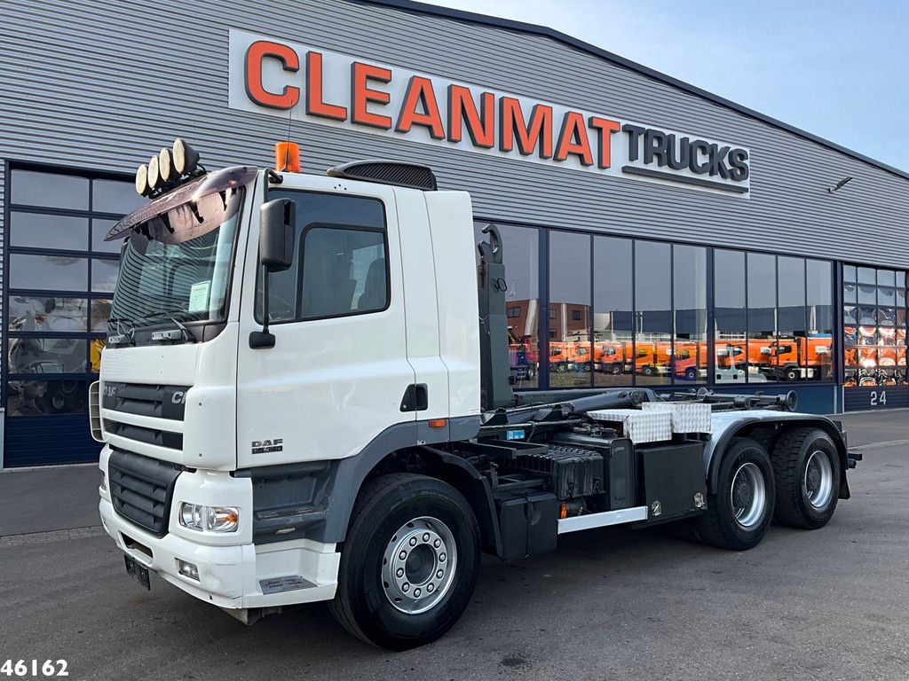 DAF FAT 85 CF 340 6x4 Full Steel Manual Hyvalift 22 Ton haakarmsysteem