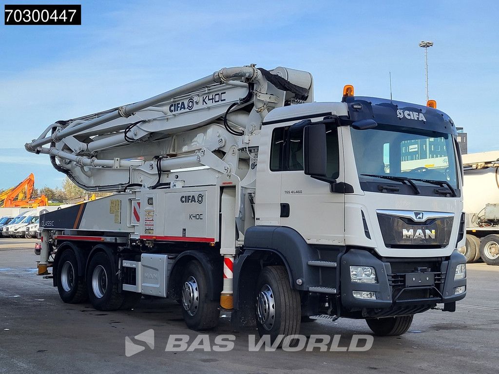 MAN TGS 41.460 8X4 CIFA K40C-PU1607 Pump 935hours! Big-Axle Steelsuspension Euro 6