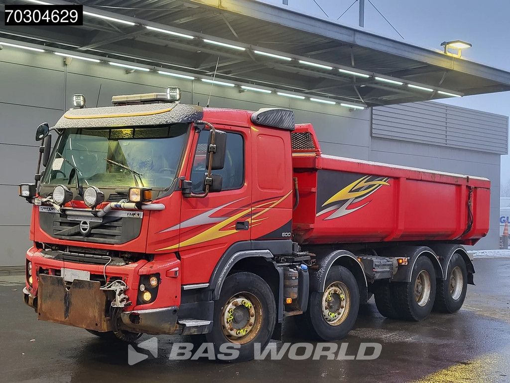 Volvo FMX 500 8X4 15m3 tipper Big-Axle Steelsuspension VEB+ Euro 5