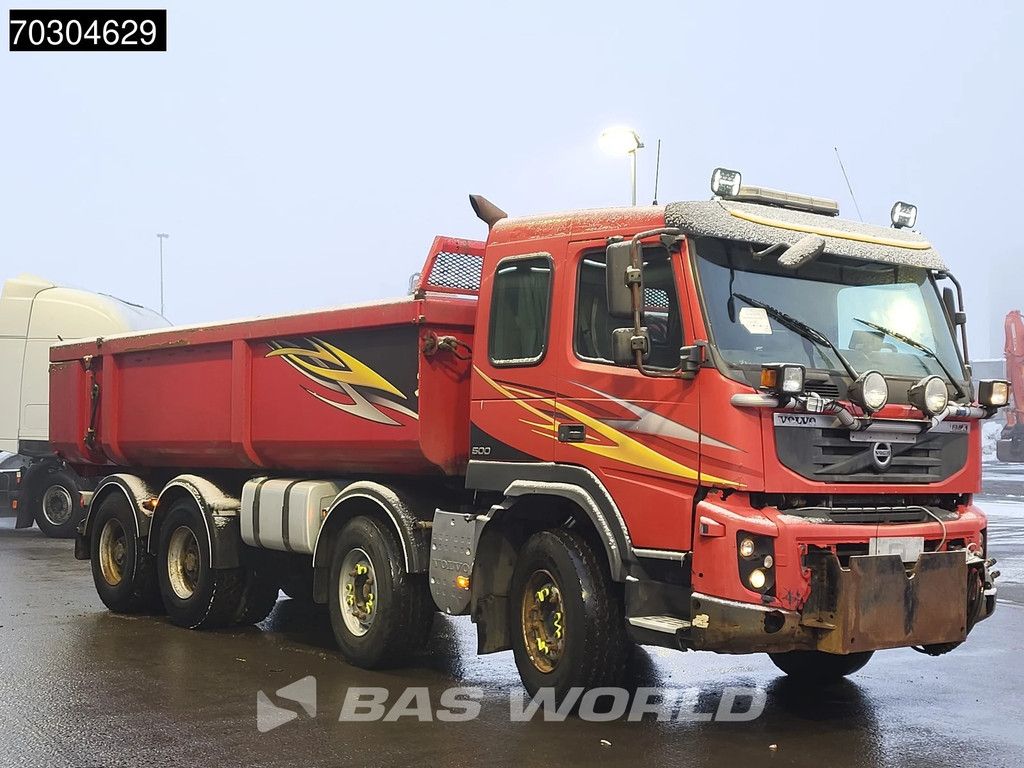 Volvo FMX 500 8X4 15m3 tipper Big-Axle Steelsuspension VEB+ Euro 5