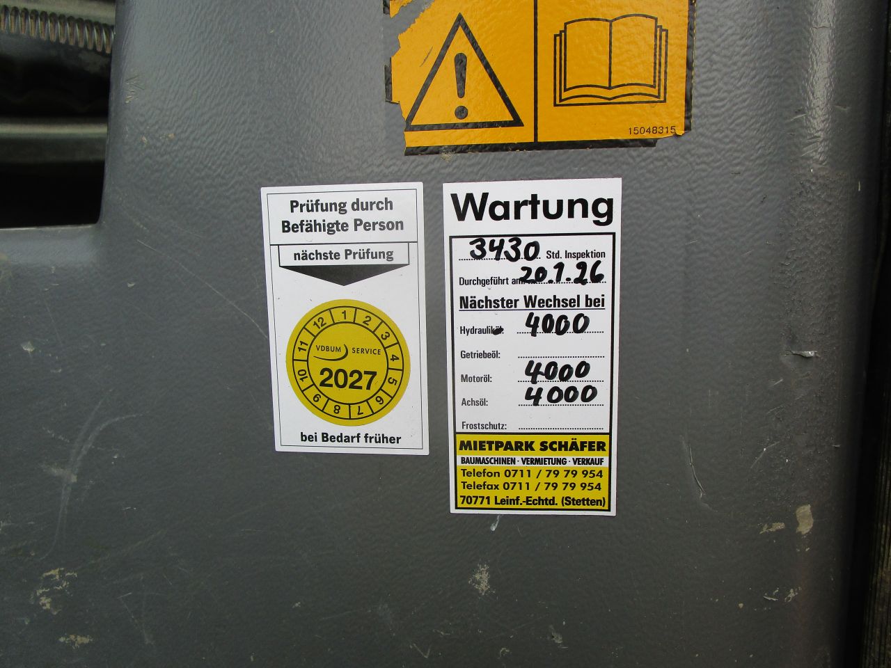 Volvo l30g 3430 uren 2015 atlas