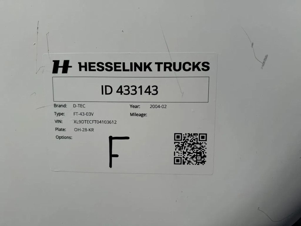 Burg FT-43-03V 37.500L Intra Melk/Milch 3 compartimenten Pomp 5.300KG