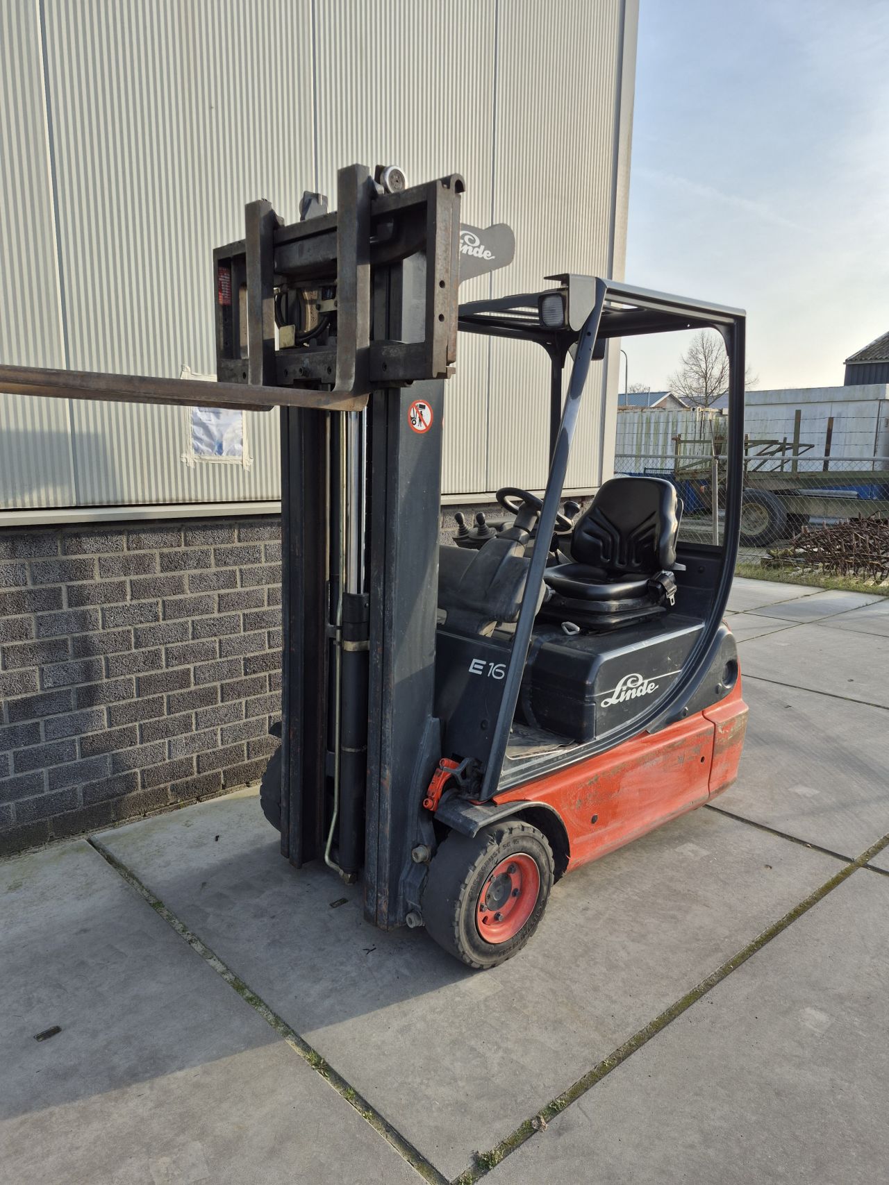 Linde E16C-02 triplex sideshift 4.470 mm 2003 6430 uur