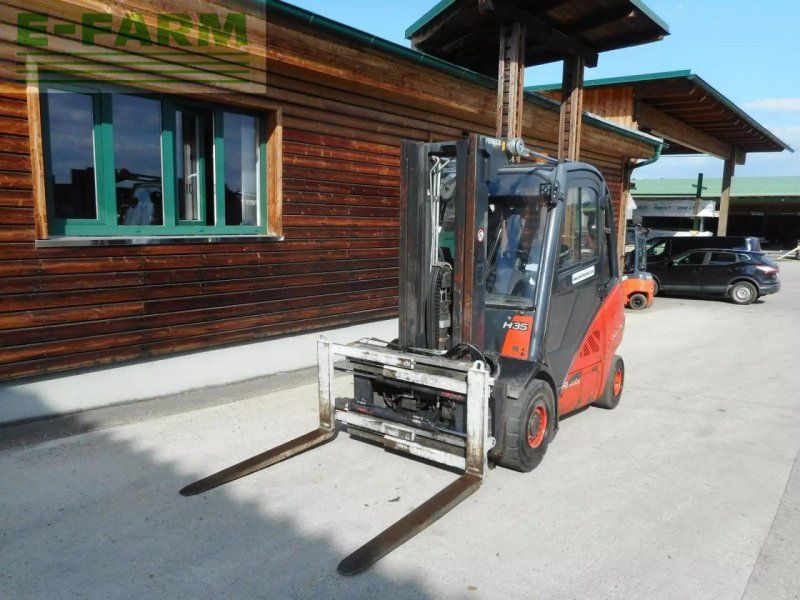 Linde h35d-01 triplex seitenschieber zinkenverstellung