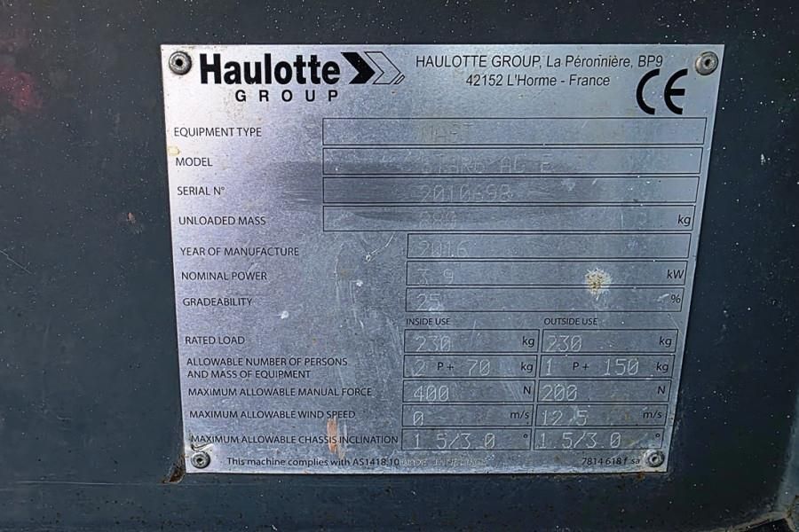 Haulotte Star 6 Electric, Batteries (2024), Non Marking Tyr