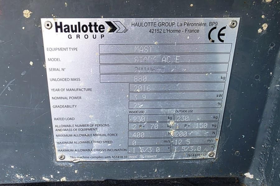 Haulotte Star 6 Electric, Non Marking Tyres, 5.8m Working H