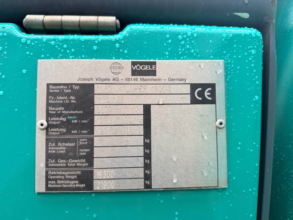 Vögele SUPER 1800-2