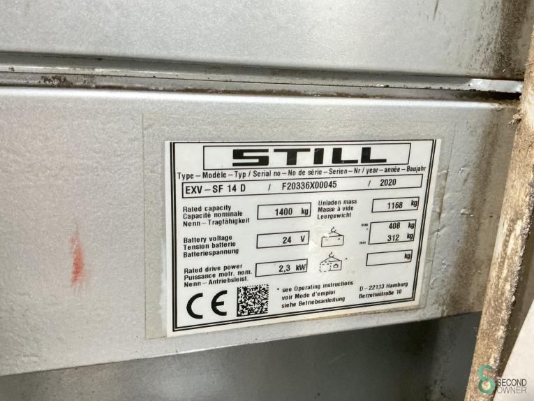 Stapler Elektrisch Still EXV-SF14 2020