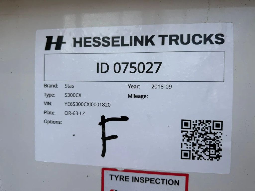 Stas S300CX S300CX 55m3 Alcoa Klep/deuren 2 Graanluiken NL Trailer APK/TUV 14-09-2026
