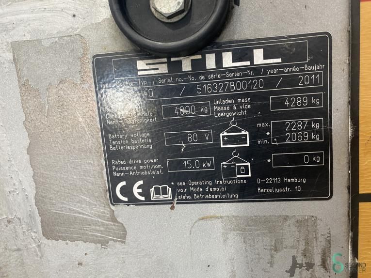 Gabelstapler Elektrisch Still RX60-40 2011