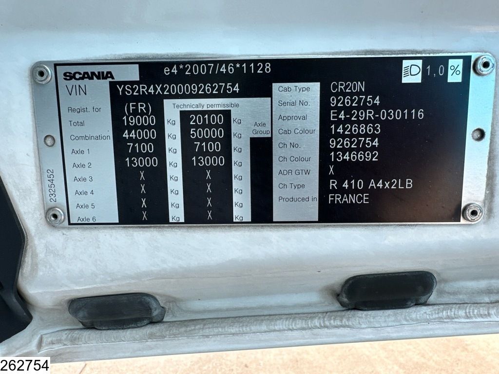 Scania R 410 EURO 6, Retarder, Standairco