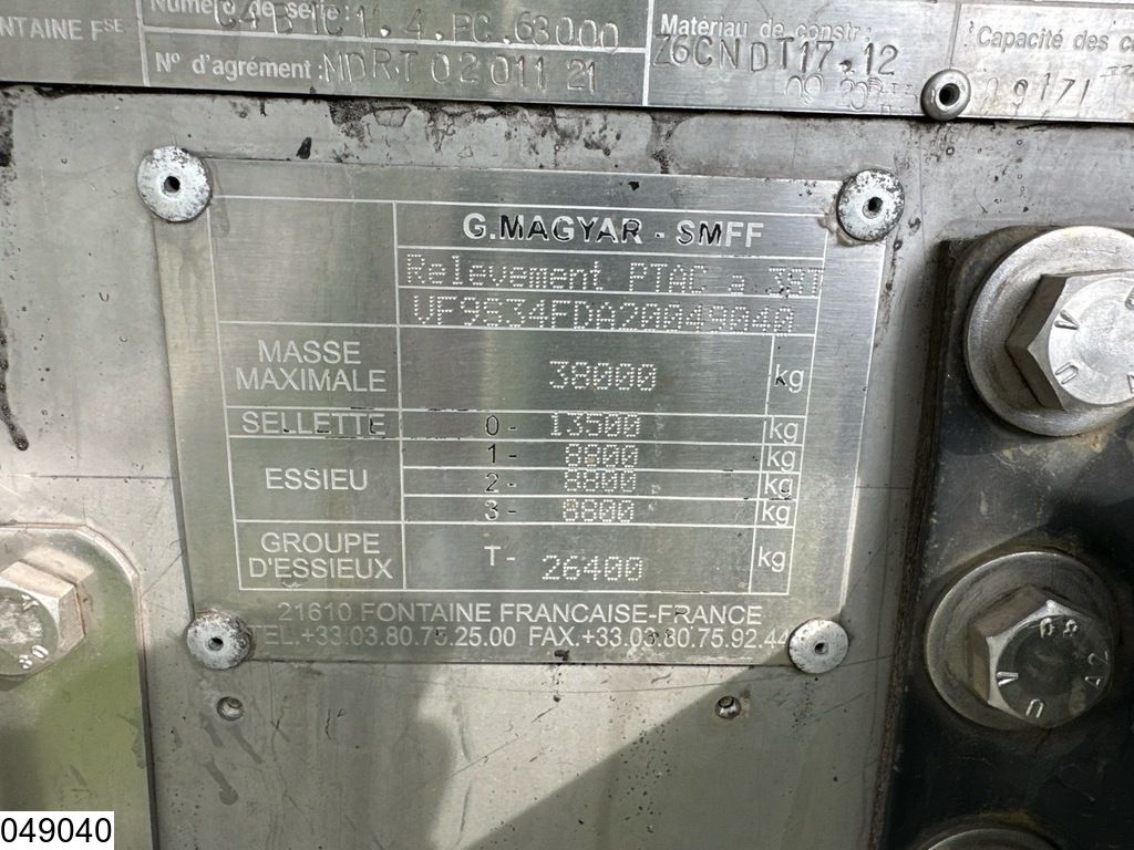 Magyar Chemie 26250 Liter, 1 Comp