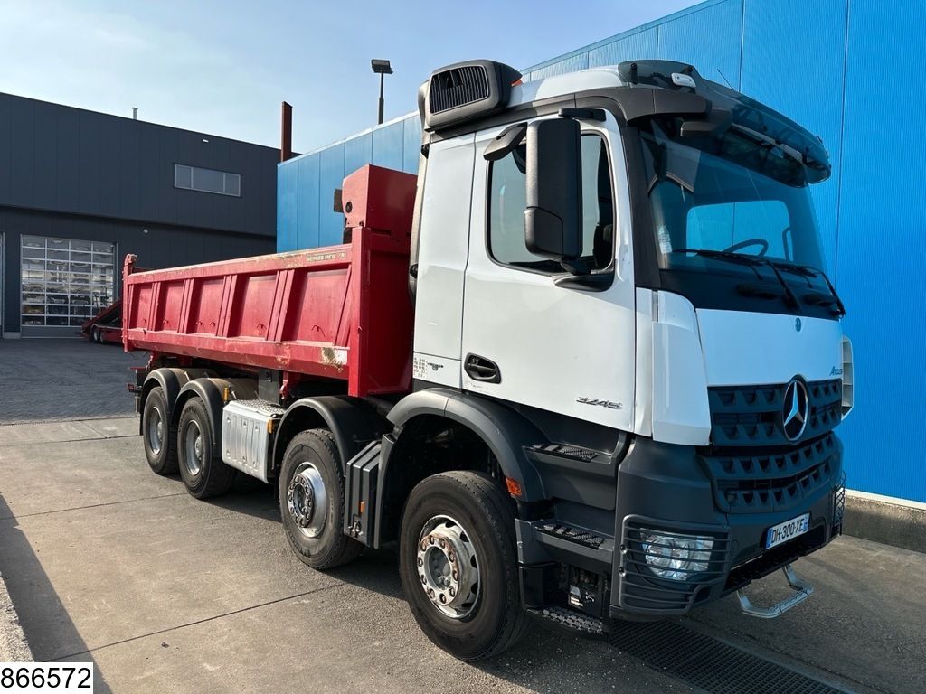 Mercedes Actros 3245 8x4, Euro 6, leaf suspension, PTO