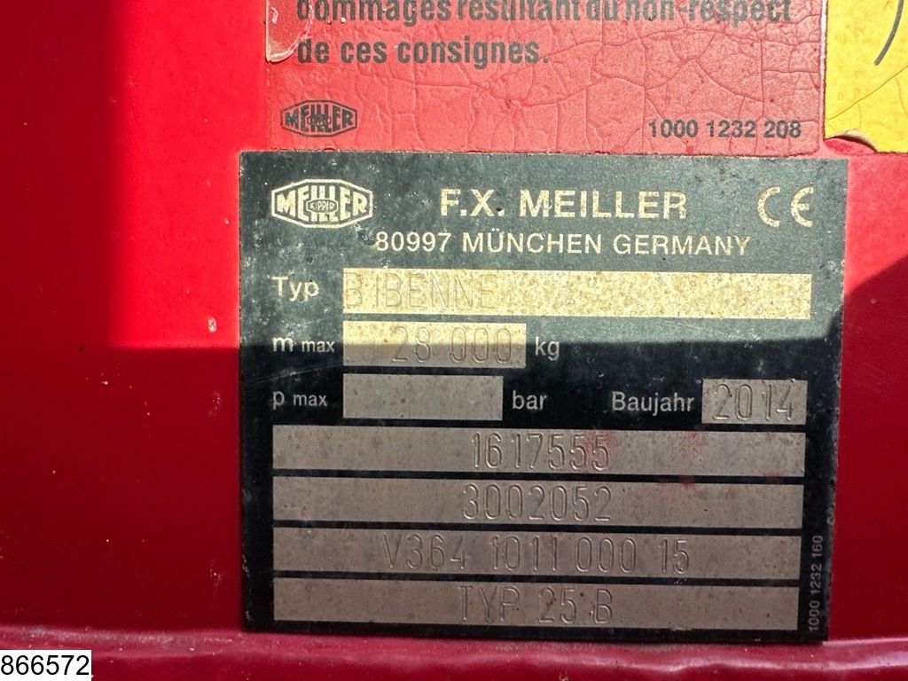 Mercedes Actros 3245 8x4, Euro 6, leaf suspension, PTO