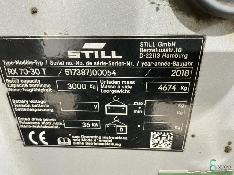 Gabelstapler LPG Still RX 70-30 T 2018