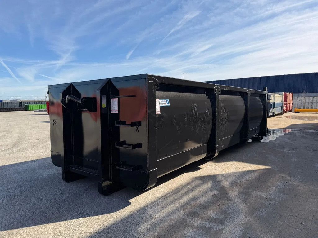 Alustahl open container 22m3 met franse deur