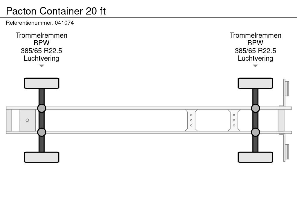 Pacton Container 20 ft