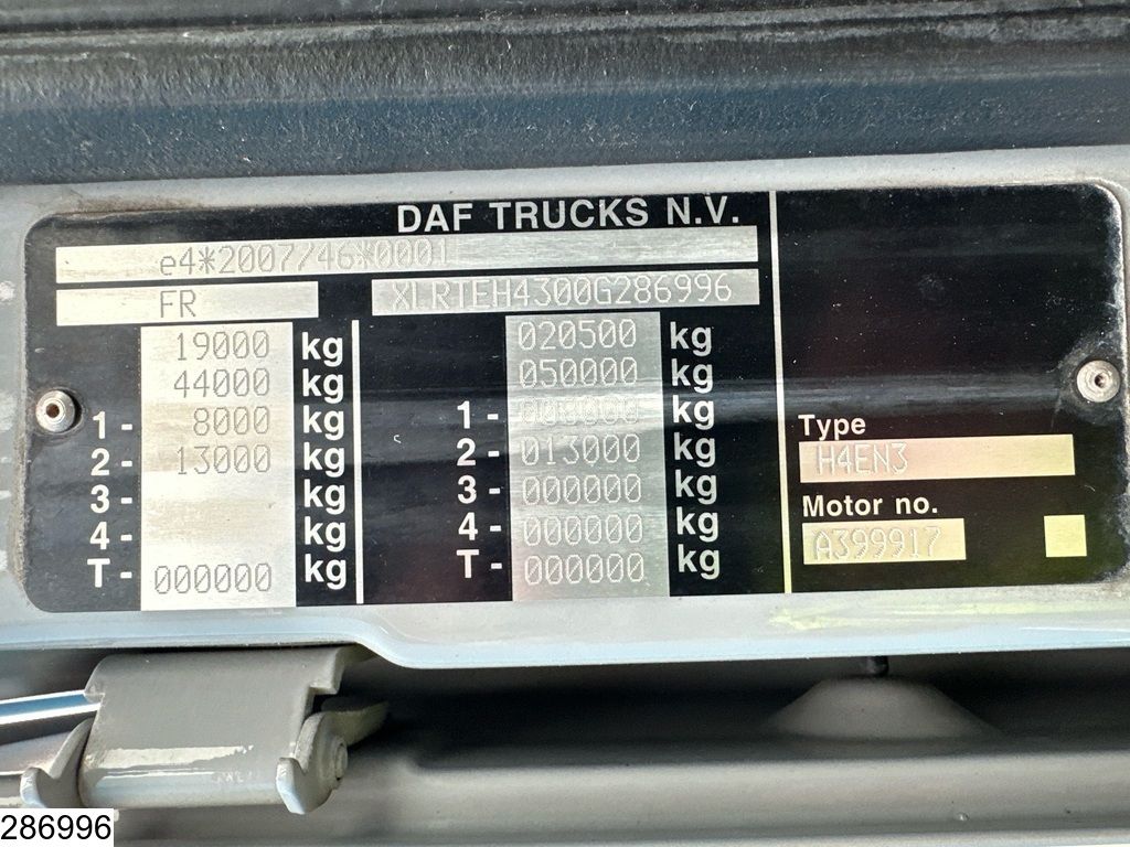 DAF XF 530 EURO 6D, ACC, Standairco