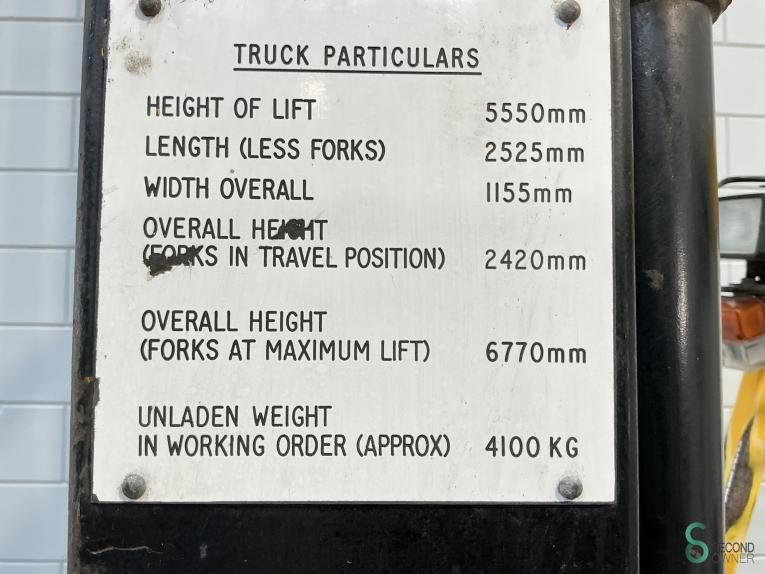 Forklifts Diesel Hyster H 2.50 XM 1996