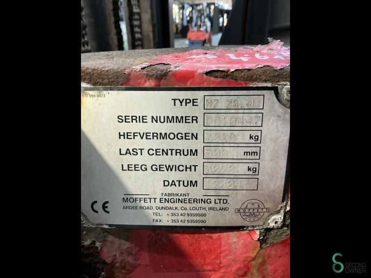 Forklifts Diesel Moffett M7 30.4W 2004 4-Way