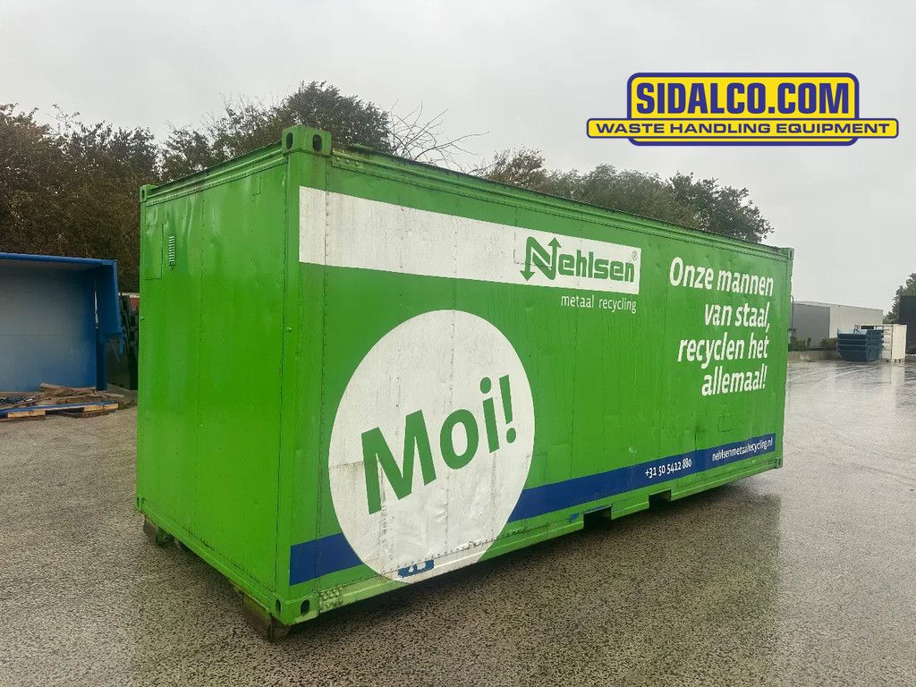 Sidalco Omgekeerde zeecontainer op kabel systeem