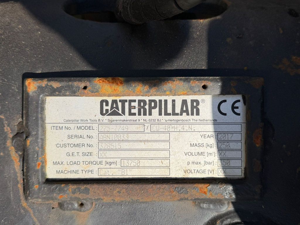 Caterpillar Quick coupler CW 40 H4N