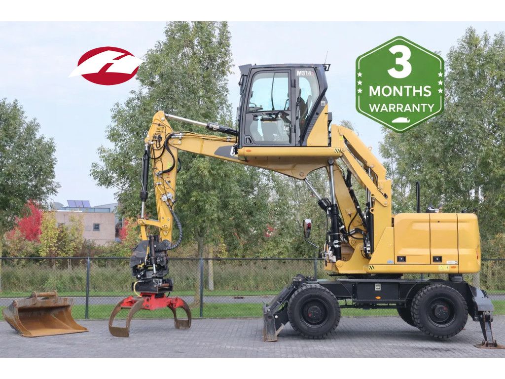 Caterpillar M314 07A | ELEVATING GRAB | ROTOTILT | BSS | GRAB | WARRANTY