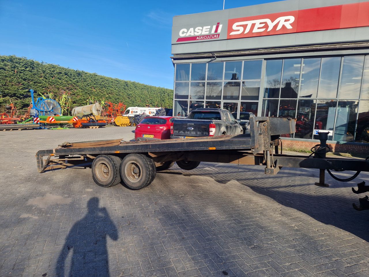 Oprijwagen/wipkar 8 ton