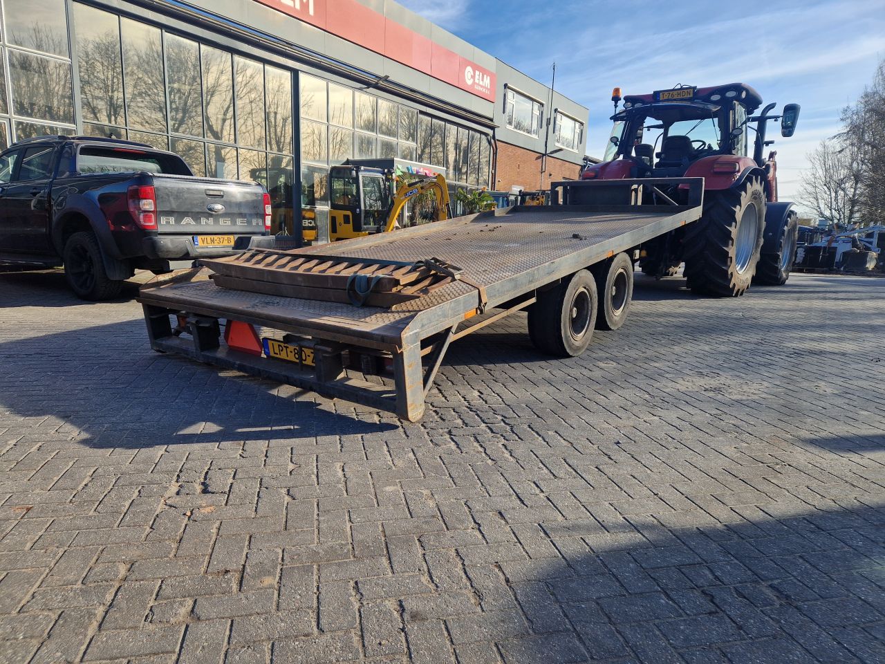 Oprijwagen/wipkar 8 ton