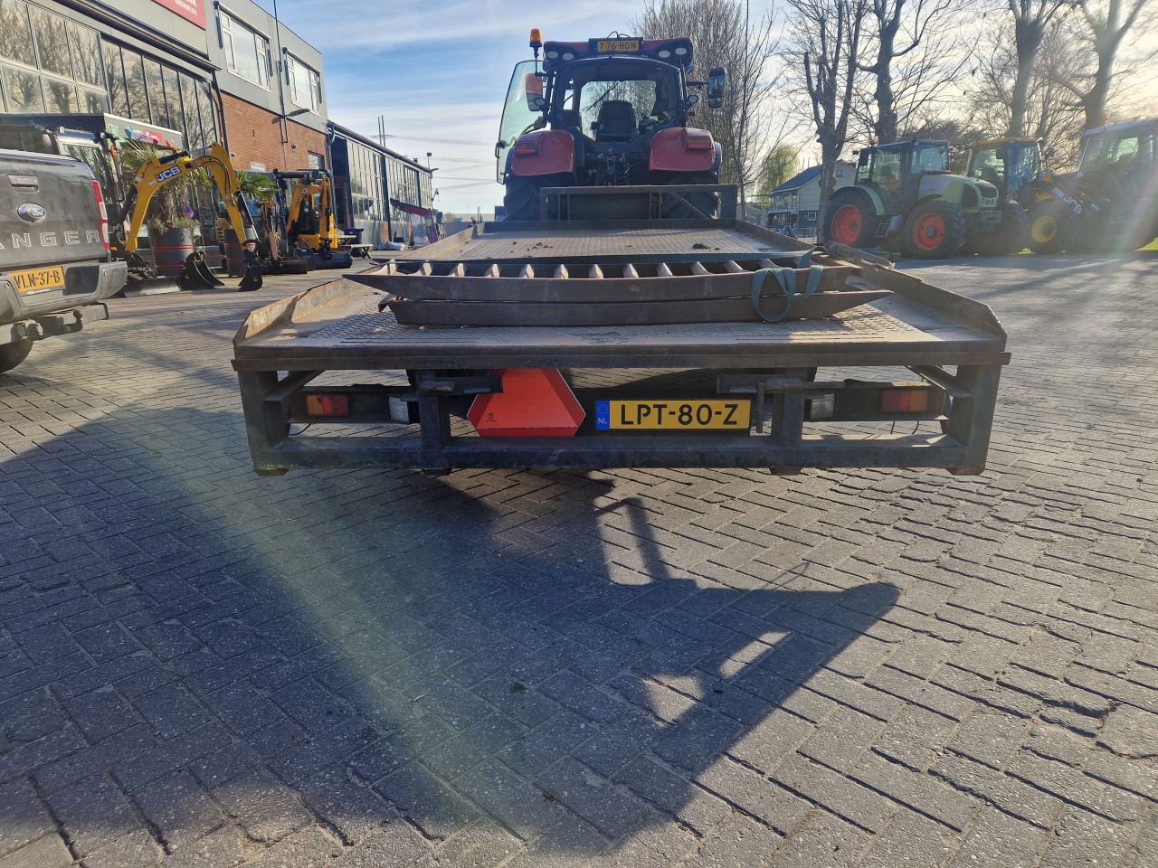 Oprijwagen/wipkar 8 ton