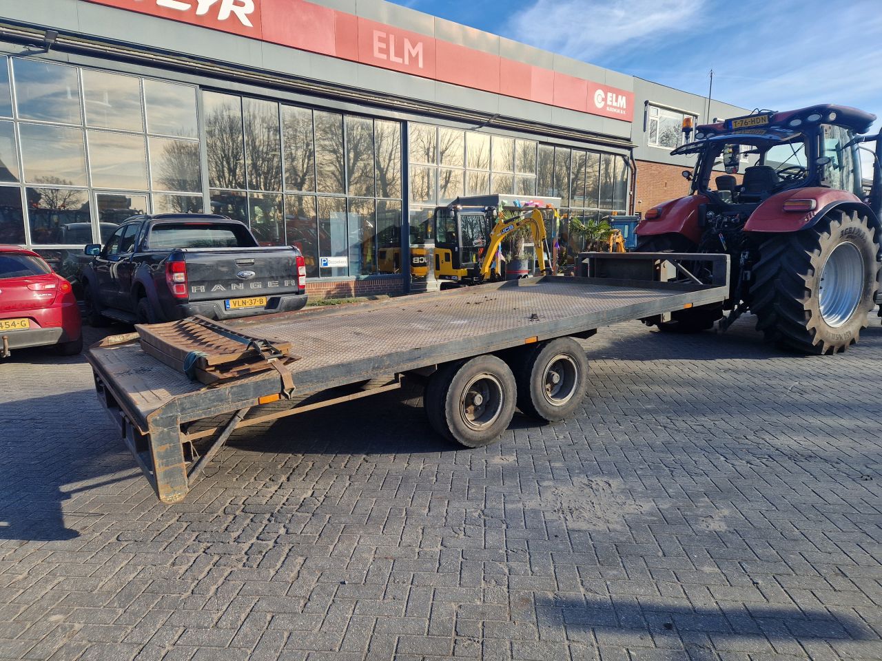 Oprijwagen/wipkar 8 ton