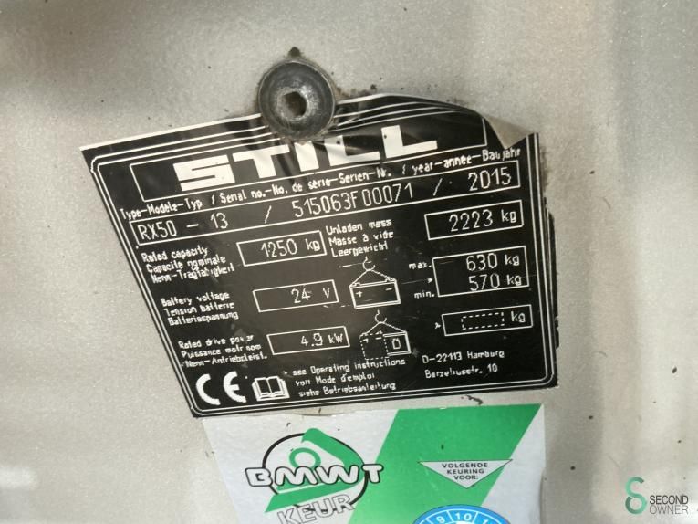 Forklifts Electric Still RX50-13 2015