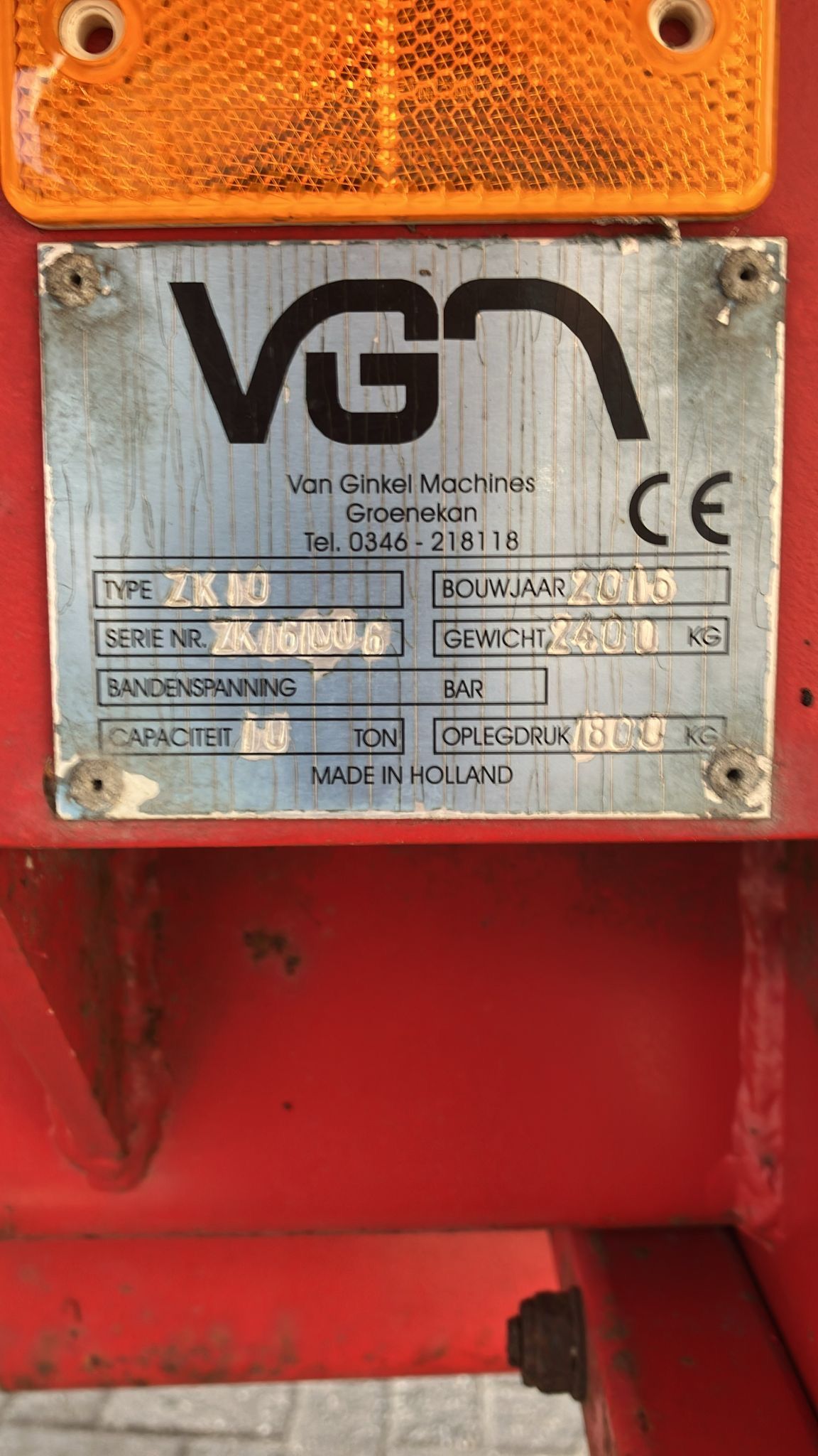 VGM ZK10 Kieper dumper