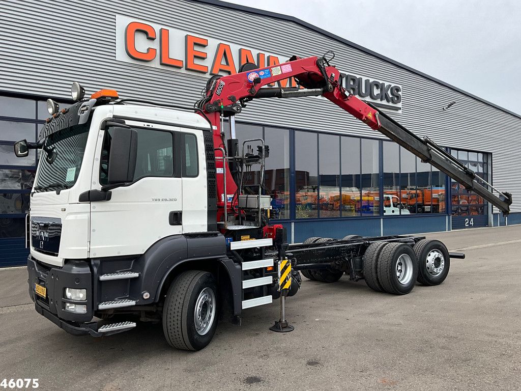 Man TGS 26.320 HMF 18 Tonmeter laadkraan