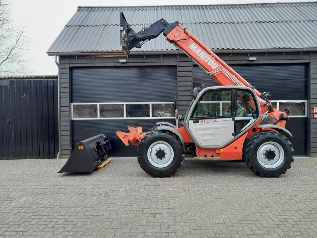 Manitou MT 1030 S verreiker - Grondbak + Vorken